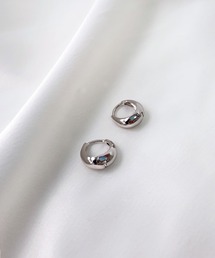 CEMONEMO | 【silver925】 ぷっくり フープピアス(ピアス（両耳用）)