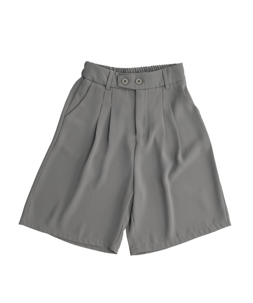 ANDJ(アンドジェイ)の「【ANDJ MADE】PEツイルダブルタックハーフパンツ(その他パンツ・レディース・ブラック/グレー・M/L)」の19枚目の写真