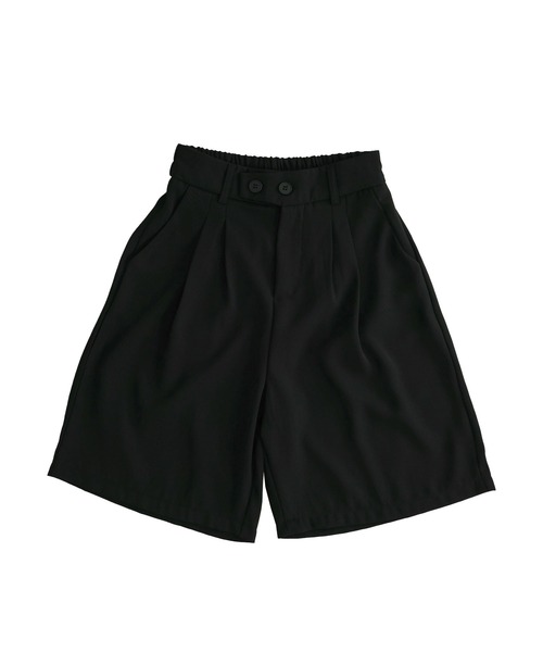 ANDJ(アンドジェイ)の「【ANDJ MADE】PEツイルダブルタックハーフパンツ(その他パンツ・レディース・ブラック/グレー・M/L)」の21枚目の写真