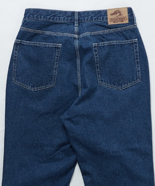 SIDEWAY STANCE（サイドウェイスタンス）の「【SIDEWAY STANCE】ワイド テーパード デニムパンツ（デニムパンツ・メンズ・ブルー・MEDIUM/LARGE）」の9枚目の写真