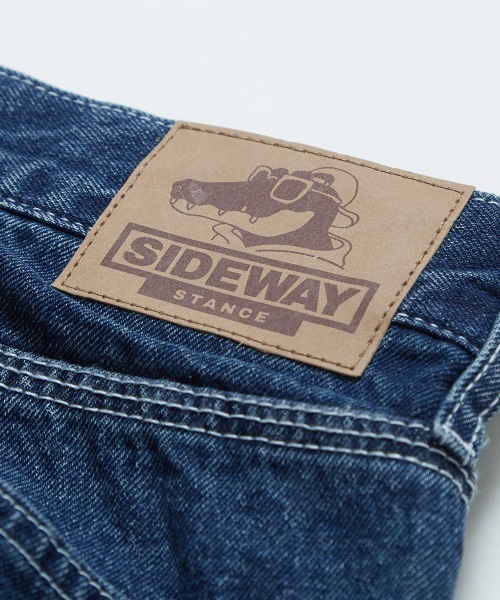 SIDEWAY STANCE（サイドウェイスタンス）の「【SIDEWAY STANCE】ワイド テーパード デニムパンツ（デニムパンツ・メンズ・ブルー・MEDIUM/LARGE）」の10枚目の写真