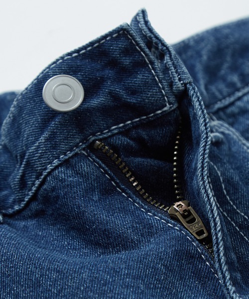 SIDEWAY STANCE（サイドウェイスタンス）の「【SIDEWAY STANCE】ワイド テーパード デニムパンツ（デニムパンツ・メンズ・ブルー・MEDIUM/LARGE）」の12枚目の写真