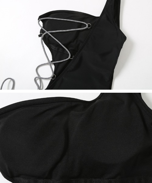 Jasmine Grandiflorum（ジャスミングランディフローラム）の「サイド開きウエスト紐ビキニ（水着・レディース・ブラック・SMALL/MEDIUM/LARGE）」の14枚目の写真