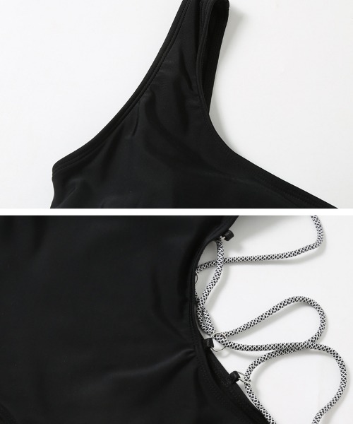 Jasmine Grandiflorum（ジャスミングランディフローラム）の「サイド開きウエスト紐ビキニ（水着・レディース・ブラック・SMALL/MEDIUM/LARGE）」の13枚目の写真