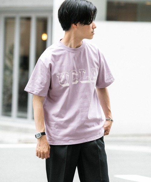 UCLA（ユーシーエルエー）の「UCLA ロゴプリントTシャツ（Tシャツ/カットソー・メンズ・ホワイト/ブラック/パープル・LARGE/MEDIUM）」の8枚目の写真