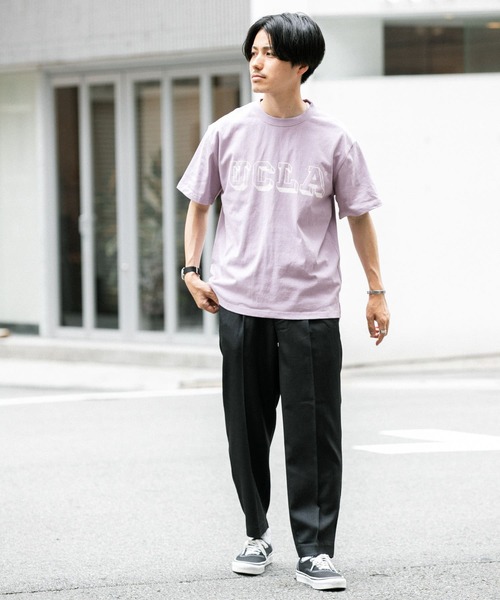 UCLA（ユーシーエルエー）の「UCLA ロゴプリントTシャツ（Tシャツ/カットソー・メンズ・ホワイト/ブラック/パープル・LARGE/MEDIUM）」の14枚目の写真