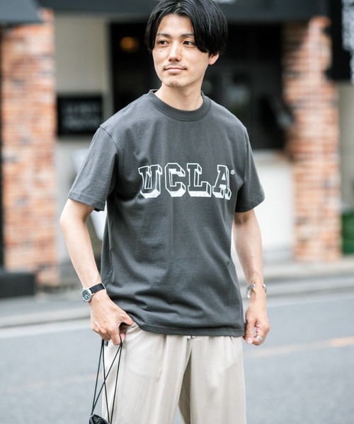 UCLA（ユーシーエルエー）の「UCLA ロゴプリントTシャツ（Tシャツ/カットソー・メンズ・ホワイト/ブラック/パープル・LARGE/MEDIUM）」の18枚目の写真
