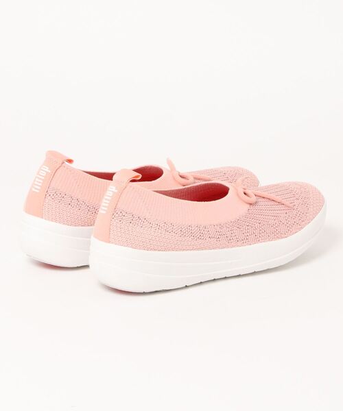 fitflop(フィットフロップ)の「【fitflop】フィットフロップ シューズ UBERKNIT SLIP-ON BALLERINA WITH BOW(バレエシューズ・レディース・レッド/ピンク・US7/US8/US6.5/US7.5/US6)」の3枚目の写真