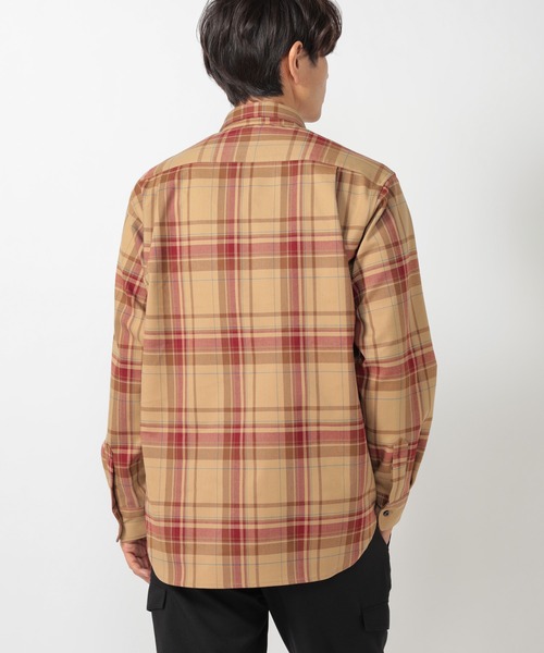 UNION STATION（ユニオンステーション）の「綾ネルチェックシャツ（シャツ/ブラウス・メンズ・ベージュ・S/M/L）」の9枚目の写真