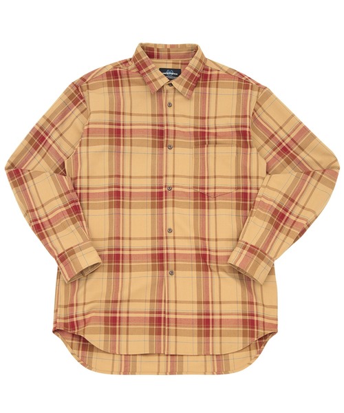 UNION STATION（ユニオンステーション）の「綾ネルチェックシャツ（シャツ/ブラウス・メンズ・ベージュ・S/M/L）」の11枚目の写真