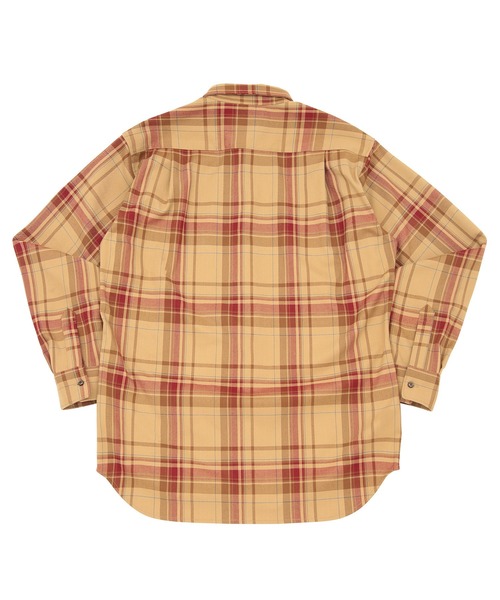 UNION STATION（ユニオンステーション）の「綾ネルチェックシャツ（シャツ/ブラウス・メンズ・ベージュ・S/M/L）」の13枚目の写真