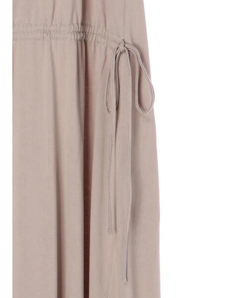 AMERICAN HOLIC(アメリカンホリック)の「ドロストギャザーVネックカットワンピース(ワンピース・レディース・チャコールグレー/ブルー/グレイッシュベージュ・M/L)」の12枚目の写真