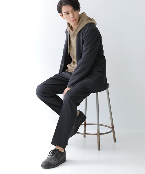 osharewalker（オシャレウォーカー）の「【廃盤】『微配色スウェットパーカー』（パーカー・メンズ・ブラック/グレイッシュベージュ/グレイッシュブルー・2/3）」の10枚目の写真