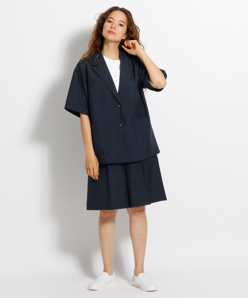 niko and...（ニコアンド）の「センタープレスショートパンツ（その他パンツ・レディース・ネイビー/ベージュ・MEDIUM/LARGE）」の11枚目の写真