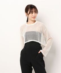 atmos pink | atmos pink メッシュ ミニ丈トップス(その他トップス)