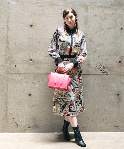 Cepica（セピカ）の「アメコミプリントスカート（スカート）」 - WEAR