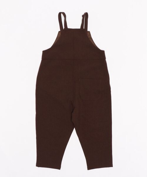LOWRYS FARM（ローリーズファーム）の「メランジツイルサロペット  959246（サロペット/オーバーオール・キッズ・ブラウン/イエロー/アイボリー・110cm/120cm/130cm）」の4枚目の写真