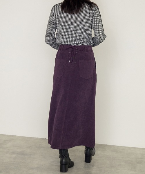 w closet（ダブルクローゼット）の「チェック柄ジャガードハイネック（Tシャツ/カットソー・レディース・パープル/オフホワイト/ブラウン系その他・FREE）」の22枚目の写真