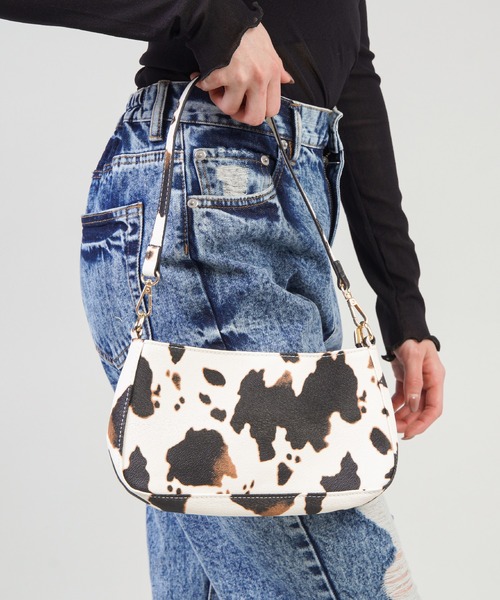 SPINNS（スピンズ）の「【2WAY仕様】アニマル総柄 ハンドバッグ（ハンドバッグ・レディース・ゼブラ/アニマル・ONESIZE）」の3枚目の写真