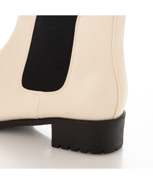 Mafmof（マフモフ）の「Mafmof(マフモフ) 雨晴れ兼用♪防水タンクソールサイドゴア ブーツ（ブーツ・レディース・ブラック系その他/ブラック/ダークブラウン/カーキ/ホワイト・S/M/L/LL）」の22枚目の写真