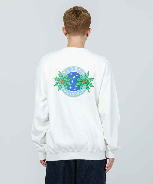 XLARGE（エクストララージ）の「HOLIDAY CREWNECK SWEAT（スウェット・メンズ・ホワイト/ブルー/ブラック・XL/M/L/S）」の20枚目の写真