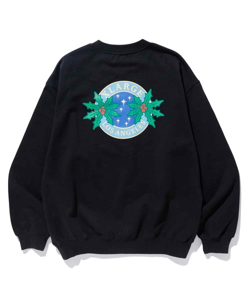 XLARGE（エクストララージ）の「HOLIDAY CREWNECK SWEAT（スウェット・メンズ・ホワイト/ブルー/ブラック・XL/M/L/S）」の7枚目の写真