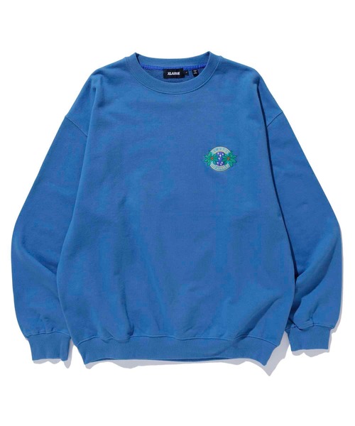XLARGE（エクストララージ）の「HOLIDAY CREWNECK SWEAT（スウェット・メンズ・ホワイト/ブルー/ブラック・XL/M/L/S）」の8枚目の写真
