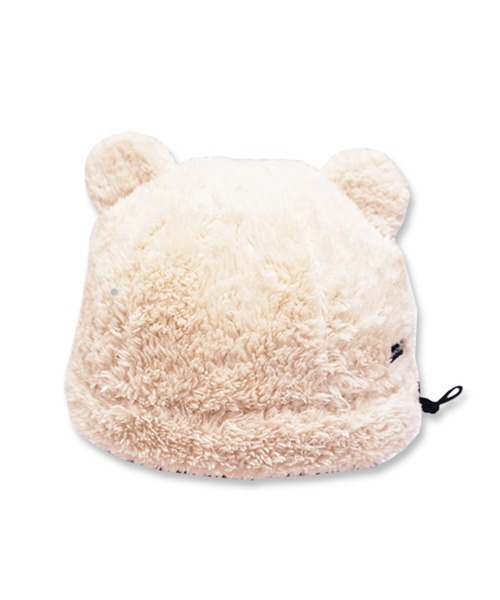 connect M(コネクトエム)の「調節クマボアワッチ(ニットキャップ/ビーニー・キッズ・ブラウン/キナリ・S/M)」の3枚目の写真