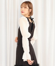 TITTY&CO. | ラメスリーブカットトップス(その他トップス)