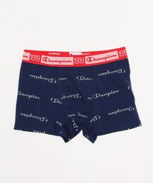 Champion（チャンピオン）の「【CHAMPION／チャンピオン】総柄スクリプトロゴボクサーブリーフ CM6-U204　吸汗速乾（ボクサーパンツ・メンズ）」