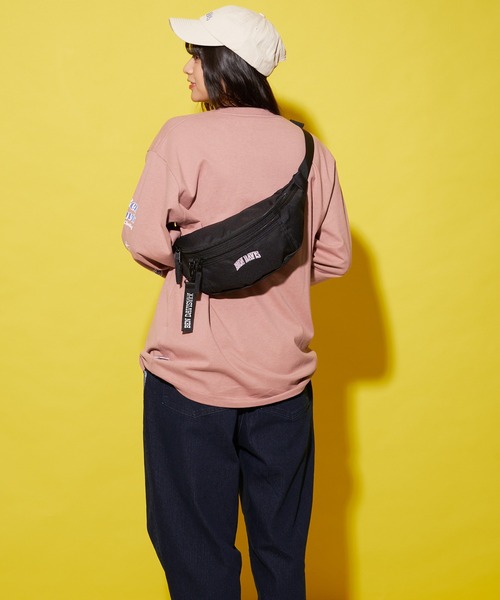 BEN DAVIS（ベンデイビス）の「【BEN DAVIS/ベンデイビス】普段遣い抜群なヘビロテデザイン ワンポイントブランドロゴ入り ユニセックスデザイン ブランドネームリボン付き ウエストバッグ（ボディバッグ/ウエストポーチ・メンズ・レッド/イエロー/ブラック/ピンク/パープル/レッド系その他/グリーン/ライトピンク・FREE）」の18枚目の写真