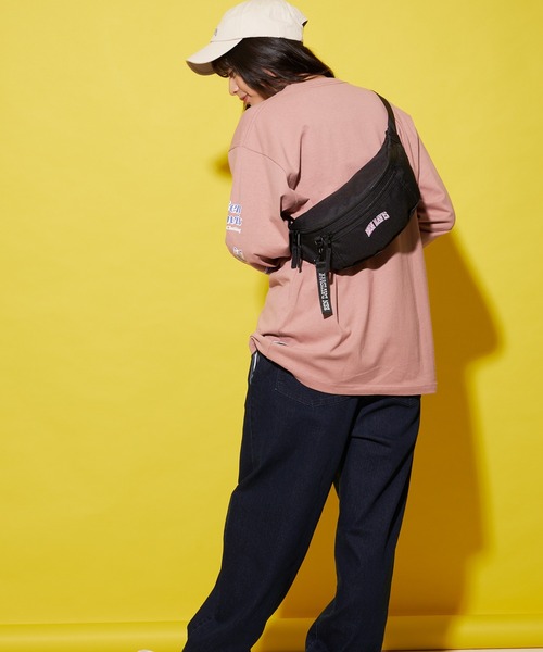 BEN DAVIS（ベンデイビス）の「【BEN DAVIS/ベンデイビス】普段遣い抜群なヘビロテデザイン ワンポイントブランドロゴ入り ユニセックスデザイン ブランドネームリボン付き ウエストバッグ（ボディバッグ/ウエストポーチ・メンズ・レッド/イエロー/ブラック/ピンク/パープル/レッド系その他/グリーン/ライトピンク・FREE）」の19枚目の写真