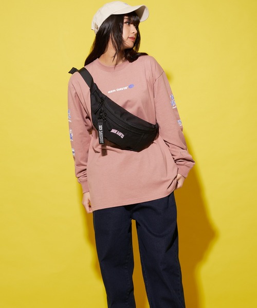 BEN DAVIS（ベンデイビス）の「【BEN DAVIS/ベンデイビス】普段遣い抜群なヘビロテデザイン ワンポイントブランドロゴ入り ユニセックスデザイン ブランドネームリボン付き ウエストバッグ（ボディバッグ/ウエストポーチ・メンズ・レッド/イエロー/ブラック/ピンク/パープル/レッド系その他/グリーン/ライトピンク・FREE）」の21枚目の写真