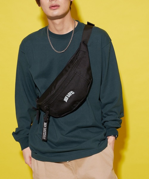 BEN DAVIS（ベンデイビス）の「【BEN DAVIS/ベンデイビス】普段遣い抜群なヘビロテデザイン ワンポイントブランドロゴ入り ユニセックスデザイン ブランドネームリボン付き ウエストバッグ（ボディバッグ/ウエストポーチ・メンズ・レッド/イエロー/ブラック/ピンク/パープル/レッド系その他/グリーン/ライトピンク・FREE）」の14枚目の写真