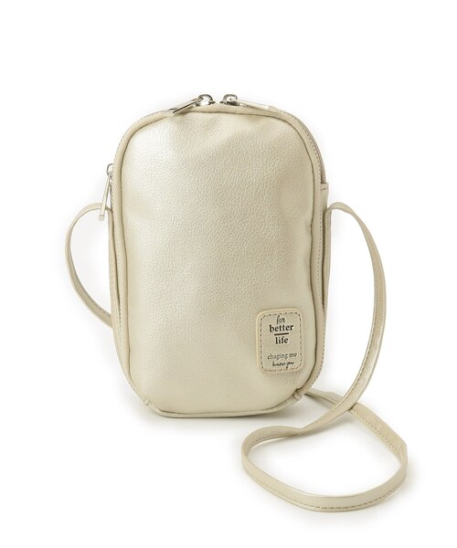 SHOO・LA・RUE(シューラルー)の「◆多機能ショルダー(ショルダーバッグ・レディース・ブラック/ライトグリーン/ダークブラウン/キャメル/ベージュ系その他2/シルバー・00)」の6枚目の写真