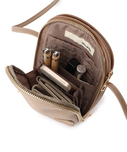 SHOO・LA・RUE(シューラルー)の「◆多機能ショルダー(ショルダーバッグ・レディース・ブラック/ライトグリーン/ダークブラウン/キャメル/ベージュ系その他2/シルバー・00)」の11枚目の写真