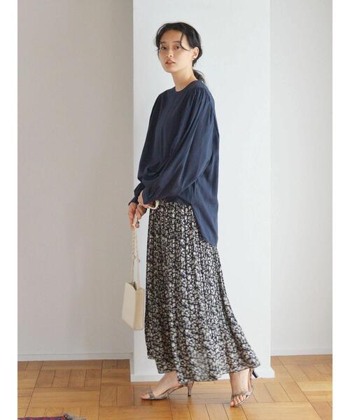 AMERICAN HOLIC（アメリカンホリック）の「ギャザースリーブブラウス（シャツ/ブラウス・レディース・オリーブ/ネイビー・M/L）」の19枚目の写真