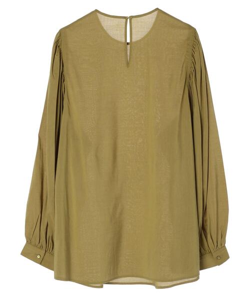 AMERICAN HOLIC（アメリカンホリック）の「ギャザースリーブブラウス（シャツ/ブラウス・レディース・オリーブ/ネイビー・M/L）」の16枚目の写真