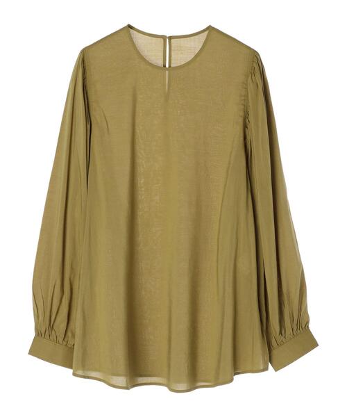 AMERICAN HOLIC（アメリカンホリック）の「ギャザースリーブブラウス（シャツ/ブラウス・レディース・オリーブ/ネイビー・M/L）」の9枚目の写真