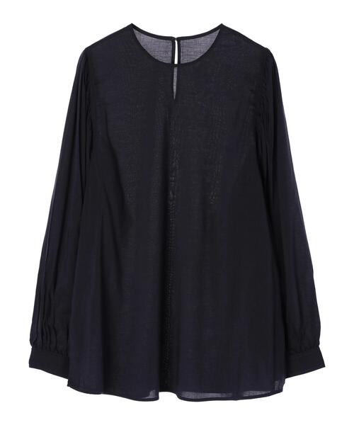 AMERICAN HOLIC（アメリカンホリック）の「ギャザースリーブブラウス（シャツ/ブラウス・レディース・オリーブ/ネイビー・M/L）」の5枚目の写真