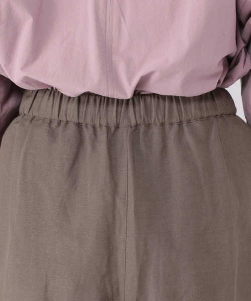 studio CLIP（スタディオクリップ）の「リネンレーヨンキレイめナチュラルスカーチョ（その他パンツ・レディース・カーキ/モカ・MEDIUM/LARGE）」の12枚目の写真