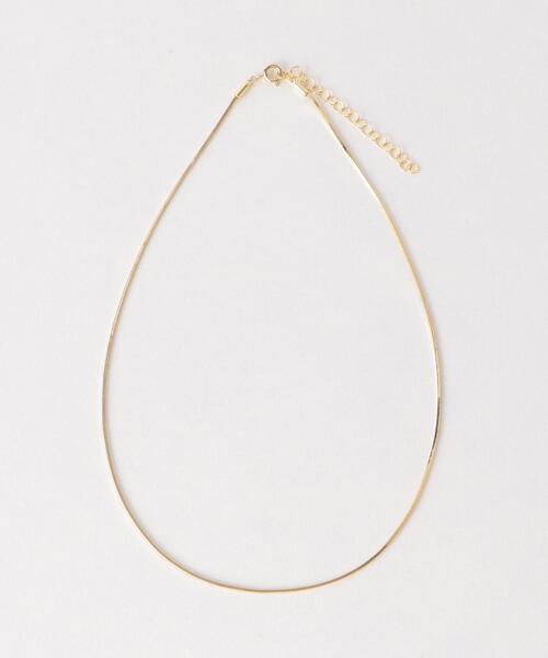 BEAUTY&YOUTH UNITED ARROWS（ビューティーアンドユースユナイテッドアローズ）の「BY スマート スネークチェーン ネックレス（ネックレス・レディース・ゴールド/シルバー・FREE）」の2枚目の写真