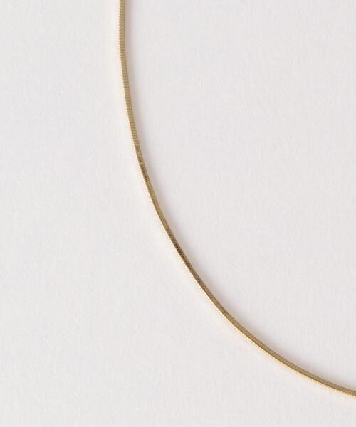 BEAUTY&YOUTH UNITED ARROWS（ビューティーアンドユースユナイテッドアローズ）の「BY スマート スネークチェーン ネックレス（ネックレス・レディース・ゴールド/シルバー・FREE）」の3枚目の写真
