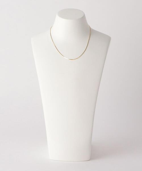 BEAUTY&YOUTH UNITED ARROWS（ビューティーアンドユースユナイテッドアローズ）の「BY スマート スネークチェーン ネックレス（ネックレス・レディース・ゴールド/シルバー・FREE）」の5枚目の写真