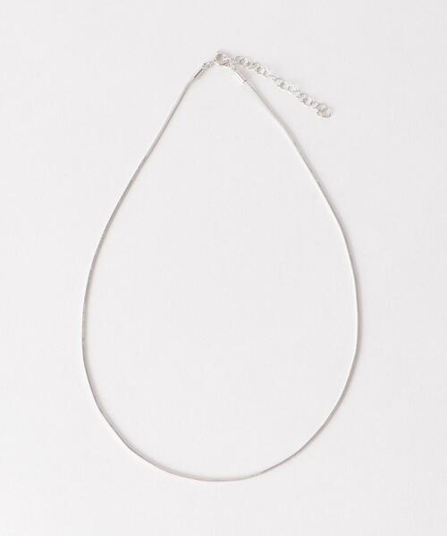 BEAUTY&YOUTH UNITED ARROWS（ビューティーアンドユースユナイテッドアローズ）の「BY スマート スネークチェーン ネックレス（ネックレス・レディース・ゴールド/シルバー・FREE）」の6枚目の写真