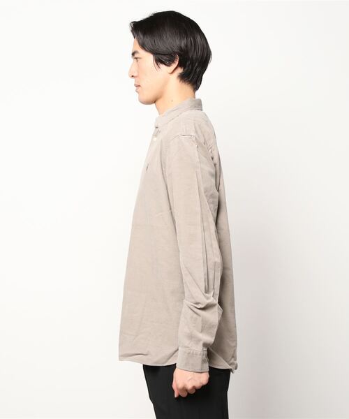 ALLSAINTS（オールセインツ）の「BIRCHWOOD RAMSKULL CORDUROY SHIRT | BIRCHWOOD ラムスカル コーデュロイ シャツ（シャツ/ブラウス・メンズ・グレー系その他・S/M/L/XS）」の6枚目の写真