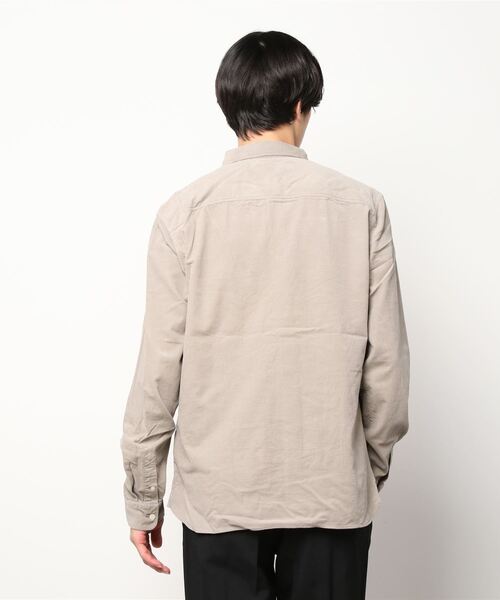ALLSAINTS（オールセインツ）の「BIRCHWOOD RAMSKULL CORDUROY SHIRT | BIRCHWOOD ラムスカル コーデュロイ シャツ（シャツ/ブラウス・メンズ・グレー系その他・S/M/L/XS）」の7枚目の写真