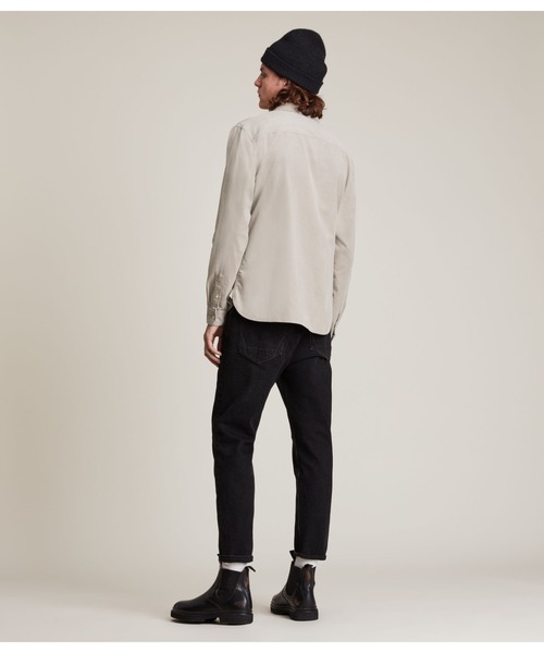 ALLSAINTS（オールセインツ）の「BIRCHWOOD RAMSKULL CORDUROY SHIRT | BIRCHWOOD ラムスカル コーデュロイ シャツ（シャツ/ブラウス・メンズ・グレー系その他・S/M/L/XS）」の5枚目の写真