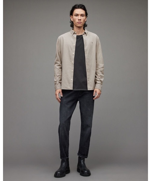ALLSAINTS（オールセインツ）の「BIRCHWOOD RAMSKULL CORDUROY SHIRT | BIRCHWOOD ラムスカル コーデュロイ シャツ（シャツ/ブラウス・メンズ・グレー系その他・S/M/L/XS）」の9枚目の写真