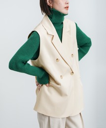 select MOCA | 2021 AW テーラードダブルボタンジャケットベスト(ベスト)